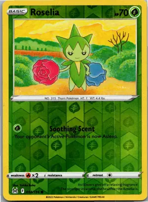 Pokémon-Karte Roselia 014/196 Verlorener Ursprung