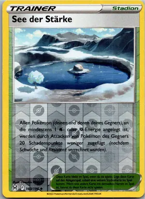 Pokémon-Karte See der Stärke 160/196 Verlorener Ursprung