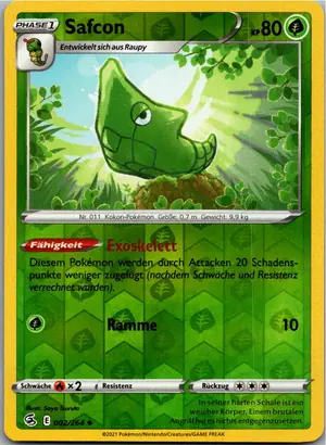 Pokémon-Karte Safcon 002/264 Fusionsangriff