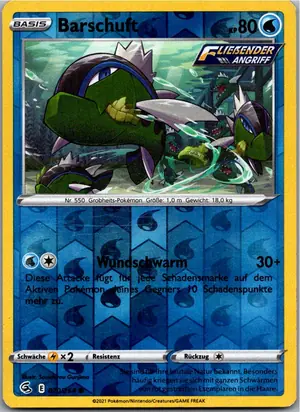 Pokémon-Karte Barschuft 070/264 Fusionsangriff