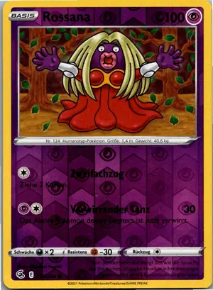 Pokémon-Karte Rossana 112/264 Fusionsangriff