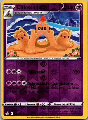 Pokémon-Karte Colossand 126/264 Fusionsangriff