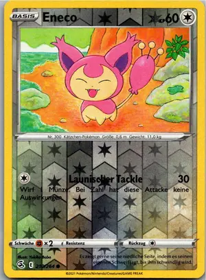 Pokémon-Karte Eneco 210/264 Fusionsangriff