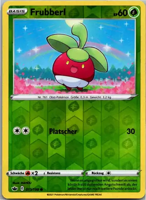 Pokémon-Karte Frubberl 013/198 Schaurige Herrschaft