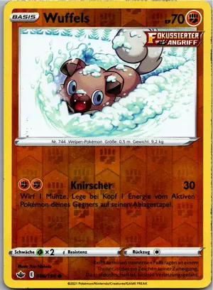 Pokémon-Karte Wuffels 086/198 Schaurige Herrschaft