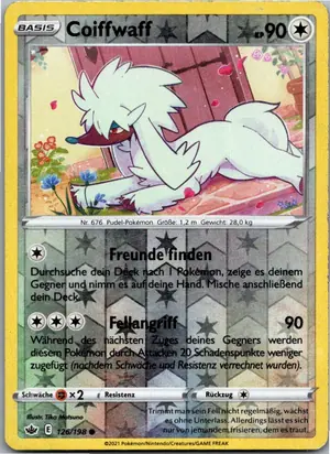 Pokémon-Karte Coiffwaff 126/198 Schaurige Herrschaft