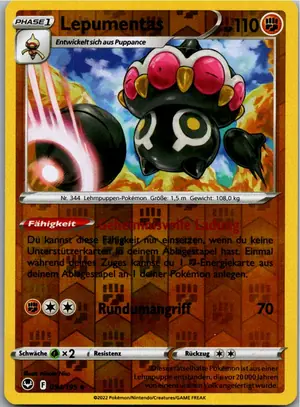 Pokémon-Karte Lepumentas 094/195 Silberne Sturmwinde