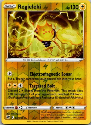 Pokémon-Karte Regieleki 051/189 Astralglanz