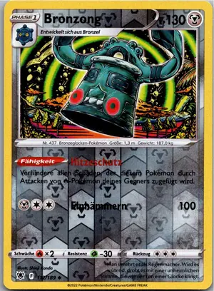 Pokémon-Karte Bronzong 112/189 Astralglanz