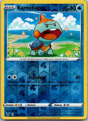 Pokémon-Karte Kamehaps 038/185 Farbenschock