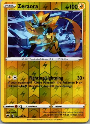 Pokémon-Karte Zeraora 061/185 Farbenschock
