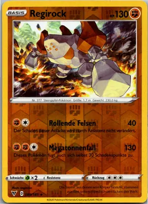 Pokémon-Karte Regirock 089/185 Farbenschock
