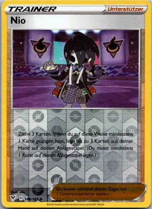 Pokémon-Karte Nio 146/185 Farbenschock