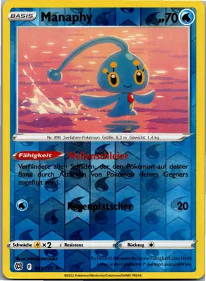 Pokémon-Karte Manaphy 041/172 Strahlende Sterne