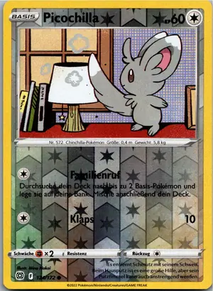 Pokémon-Karte Picochilla 124/172 Strahlende Sterne