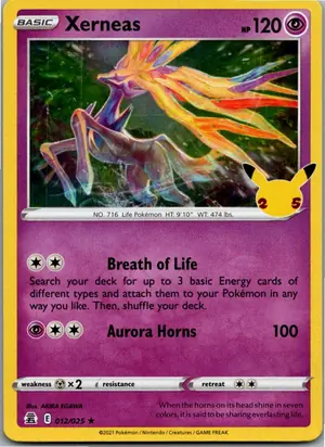 Pokémon-Karte Xerneas 012/025 Celebrations