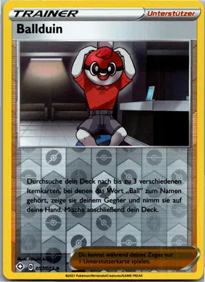 Pokémon-Karte Ballduin 057/072 Glänzendes Schicksal