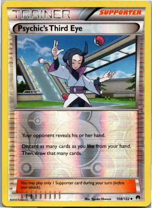 Pokémon-Karte Psychic's Third Eye 108/122 TURBOfieber