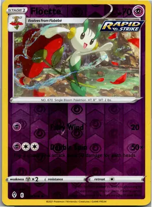 Pokémon-Karte Floette 072/203 Drachenwandel