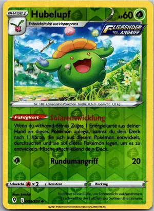 Pokémon-Karte Hubelupf 003/203 Drachenwandel