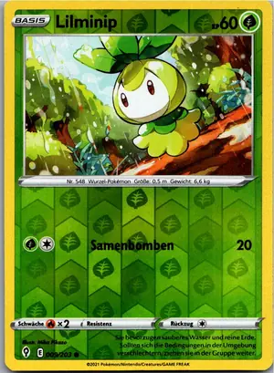 Pokémon-Karte Lilminip 009/203 Drachenwandel