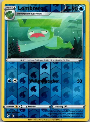 Pokémon-Karte Lombrero 033/203 Drachenwandel