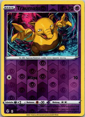 Pokémon-Karte Traumato 061/203 Drachenwandel