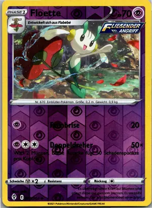 Pokémon-Karte Floette 072/203 Drachenwandel