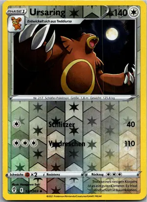 Pokémon-Karte Ursaring 127/203 Drachenwandel