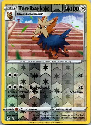 Pokémon-Karte Terribark 134/203 Drachenwandel