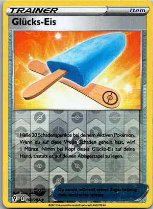 Pokémon-Karte Glücks-Eis 150/203 Drachenwandel