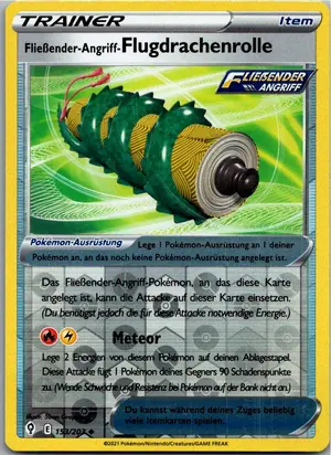 Pokémon-Karte Fließender-Angriff-Flugdrachenrolle 153/203 Drachenwandel