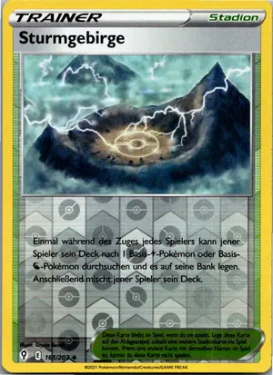 Pokémon-Karte Sturmgebirge 161/203 Drachenwandel