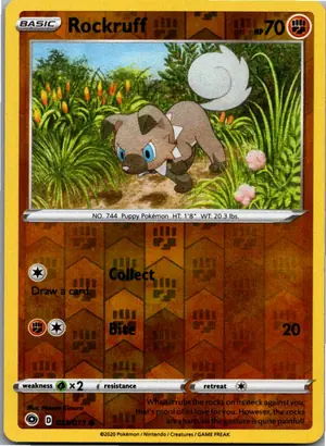 Pokémon-Karte Rockruff Wuffels 029/073 Weg des Champs
