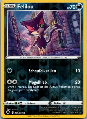 Pokémon-Karte Felilou 039/073 Weg des Champs