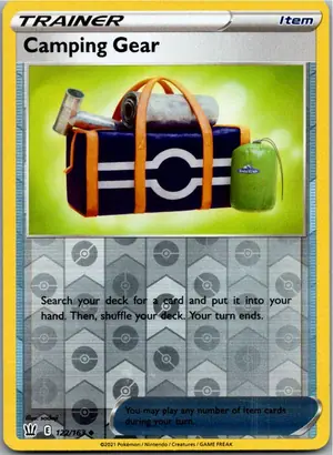 Pokémon-Karte Camping Gear Camping-Set 122/163 Kampfstile