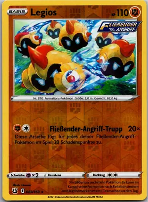 Pokémon-Karte Legios 083/163 Kampfstile