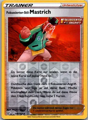 Fokussierter-Stil-Mastrich Exemplar 1,45 €