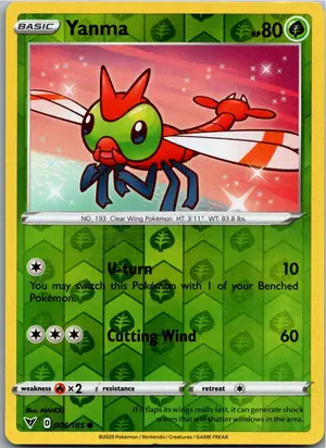 Pokémon-Karte Yanma 006/185 Farbenschock