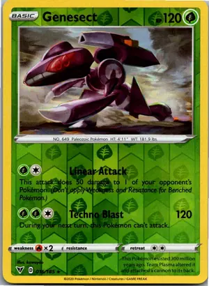 Pokémon-Karte Genesect 016/185 Farbenschock