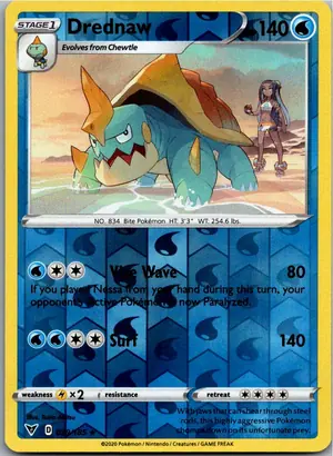 Pokémon-Karte Drednaw Kamalm 039/185 Farbenschock