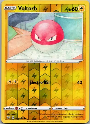 Pokémon-Karte Voltorb Voltobal 045/185 Farbenschock