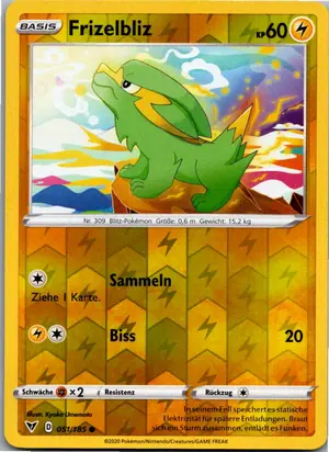 Pokémon-Karte Frizelbliz 051/185 Farbenschock