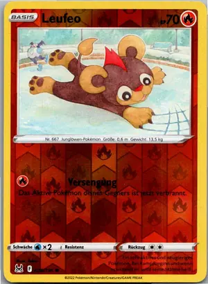 Pokémon-Karte Leufeo 028/196 Verlorener Ursprung