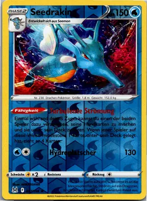 Pokémon-Karte Seedraking 037/196 Verlorener Ursprung