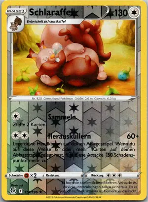 Pokémon-Karte Schlaraffel 151/196 Verlorener Ursprung