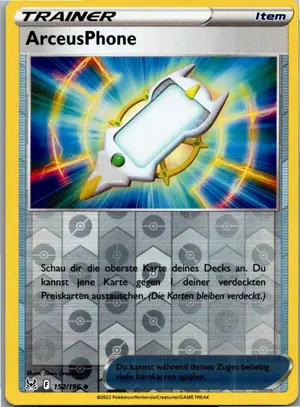 Pokémon-Karte ArceusPhone 152/196 Verlorener Ursprung