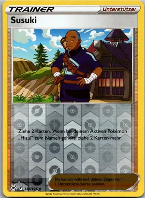Pokémon-Karte Susuki 158/196 Verlorener Ursprung