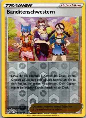 Pokémon-Karte Banditenschwestern 164/196 Verlorener Ursprung