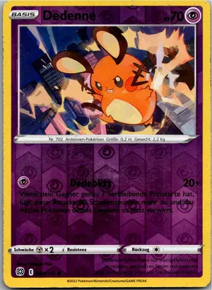 Pokémon-Karte Dedenne 067/172 Strahlende Sterne